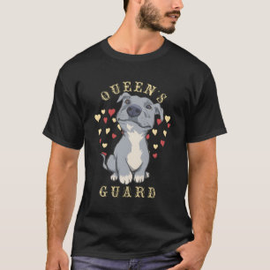 Queens Guard Pitbull Hund Gift T Shirt