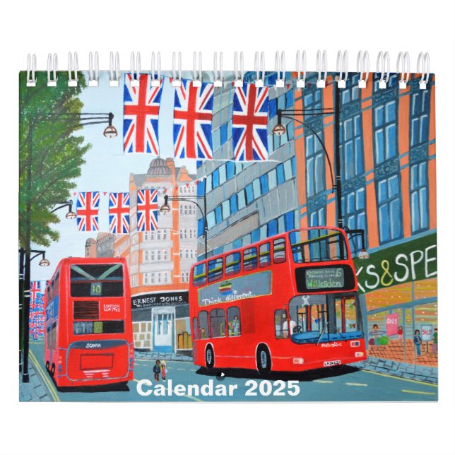 Queen's Jubilee London Calendar 2025 Kalender (Omslag)