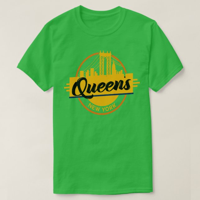 Queens New York 7 T Shirt (Design framsida)