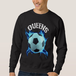 Queens New York-fotboll Lång Ärmad Tröja