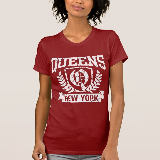 Queens New York T Shirt (Framsida)