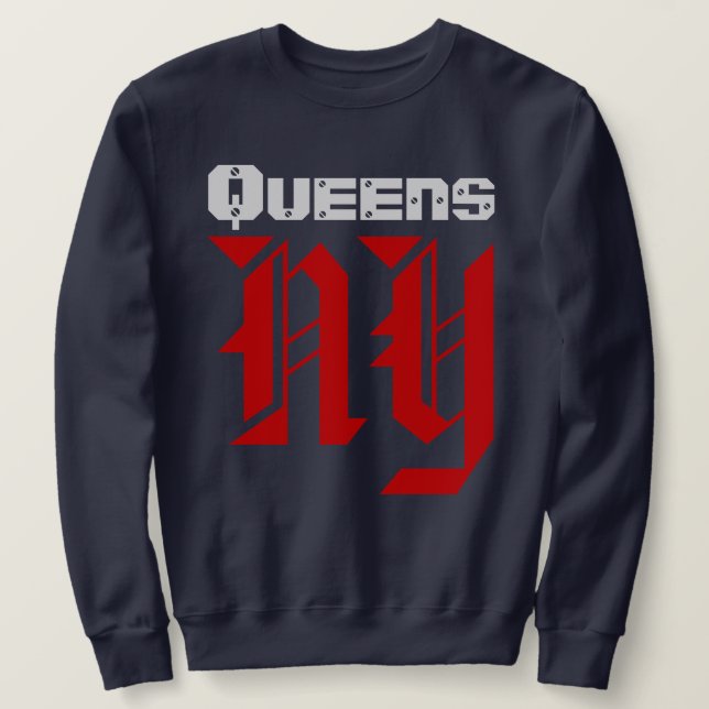 Queens NewYork Sweatshirt (Design framsida)