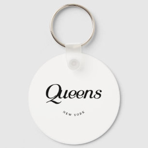 Queens NY Nyckelring
