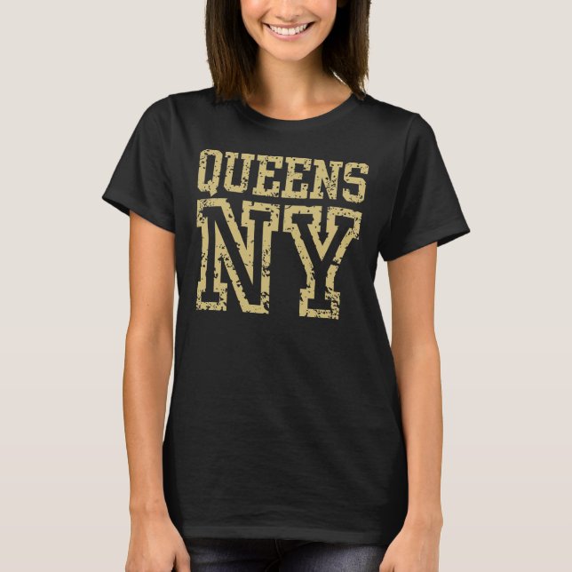 Queens NY Tee Shirt (Framsida)