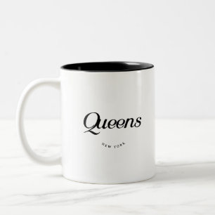 Queens NY Två-Tonad Mugg