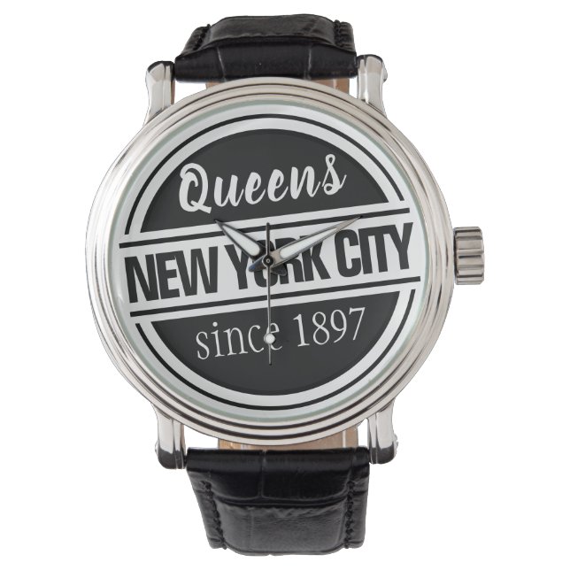Queens NYC 1897 Armbandsur (Framsida)
