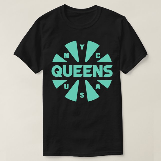 Queens NYC 3 T Shirt (Design framsida)