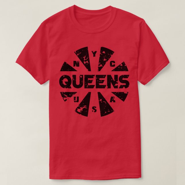 Queens NYC 4 T Shirt (Design framsida)