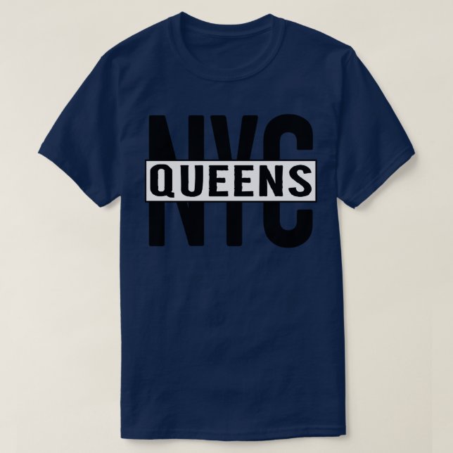 Queens NYC 9 T Shirt (Design framsida)