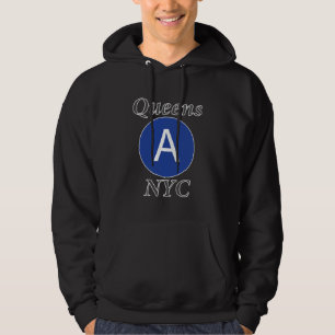 Queens NYC A-Tåg Hoodie