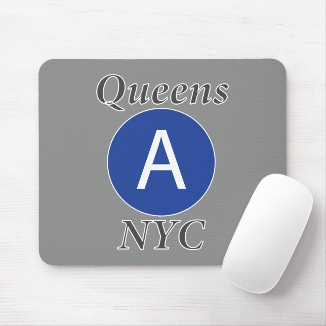 Queens NYC A-tåget Musmatta (Med mus)