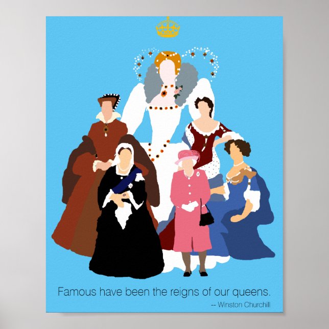Queens of England Poster (Framsidan)