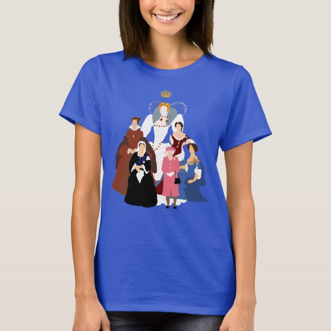 Queens of England T-Shirt (Framsida)