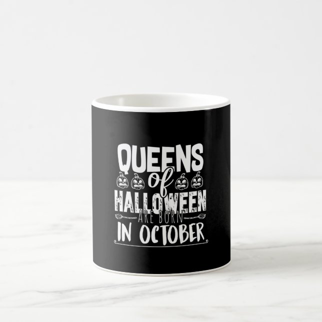 Queens of Halloween-Witches-Halloween-Cute Kaffemugg (Center)