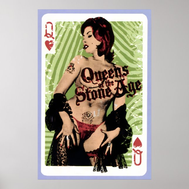 Queens of the Stone Age 2008 Konsert Affisch Print (Framsidan)