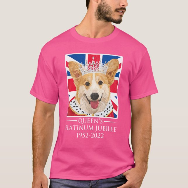 Queen's Platinum Jubilee 2022 British Monarch Quee T Shirt (Framsida)
