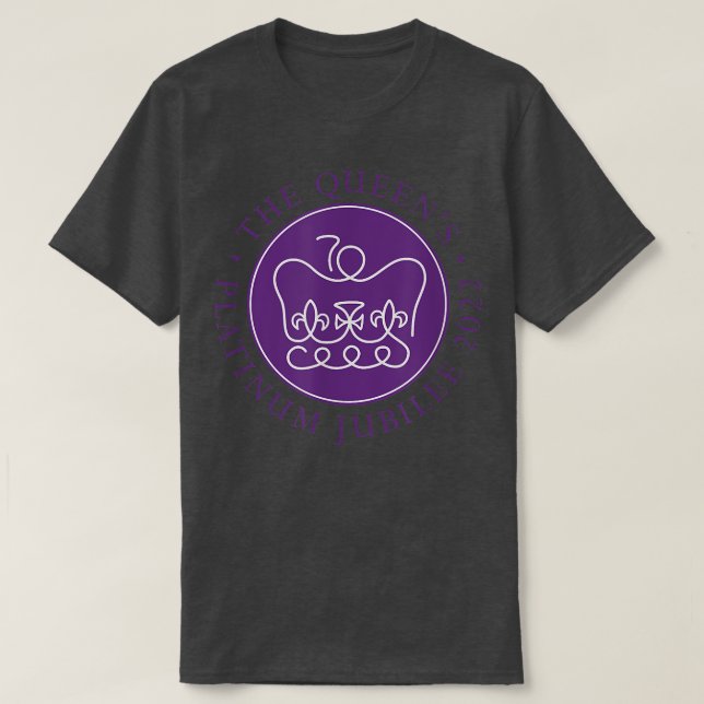 Queens Platinum Jubilee 70 år T Shirt (Design framsida)