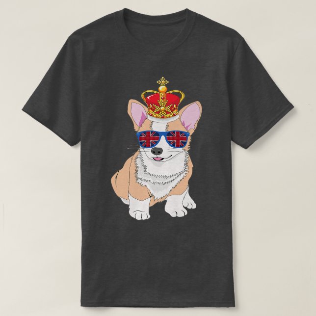 Queens Platinum Jubilee 70 Years Souvenir British T Shirt (Design framsida)