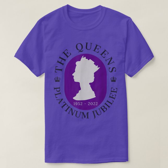 Queens Platinum Jubilee Firande T Shirt (Design framsida)