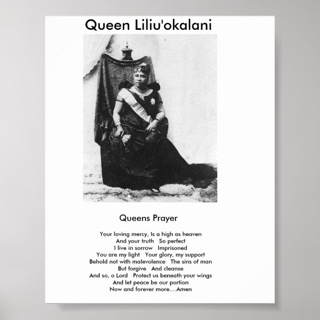 Queens Prayer Poster (Framsidan)