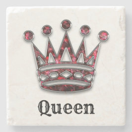 Queen's Royal Krona Personlig Stenunderlägg