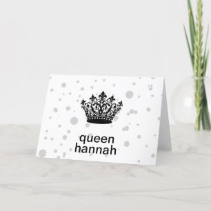 Queens Rule Krona Tack Kort