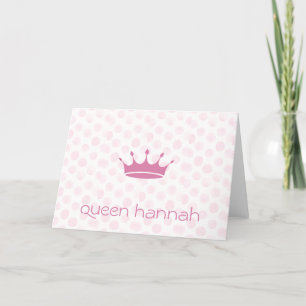 Queens Rule Krona Tack Kort