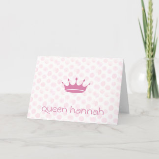 Queens Rule Krona Tack Kort