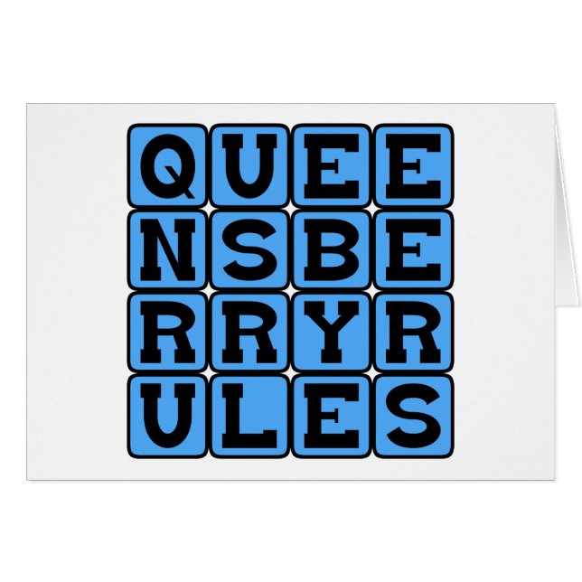 Queensberryregler, boxningsstil hälsningskort (Framsidan Horizontal)