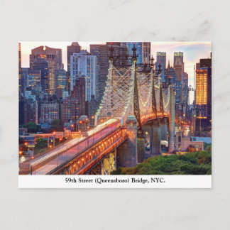 Queensboro Bridge, New York Vykort