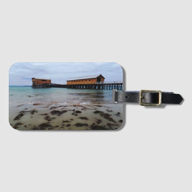 Queenscliff Dreaming Luggage Tag Bagagebricka (Framsida horisontal)