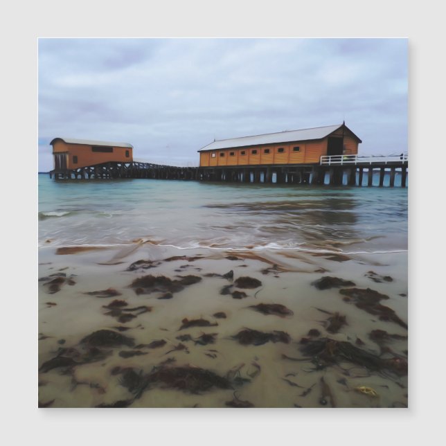 Queenscliff Dreaming Magnetic Card (Framsida)