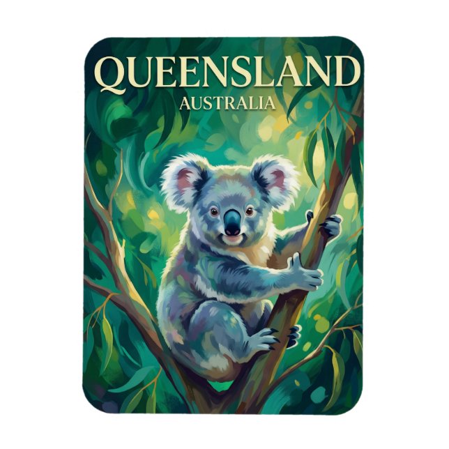 Queensland Australien Magnet (Vertikal)