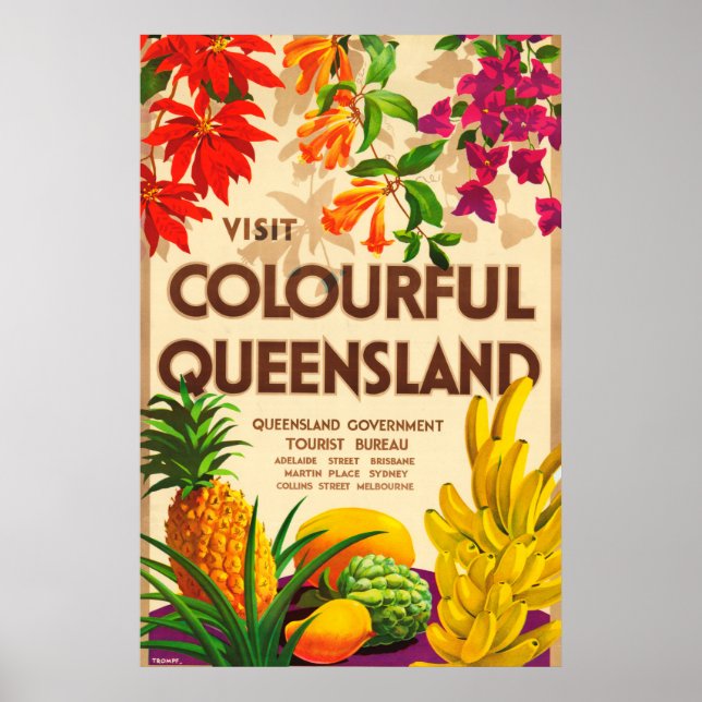 Queensland Australien Poster (Framsidan)