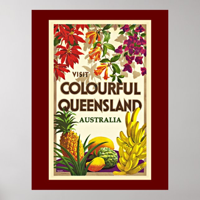 Queensland Australien Poster (Framsidan)