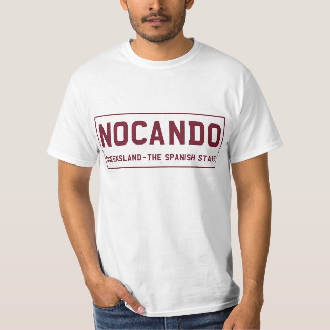 Queensland - den spanska tee shirt (Framsida)