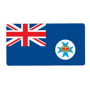 Queensland flagga fraktsedel