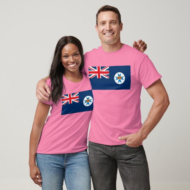 Queensland Flagga T-shirt (Unisex)