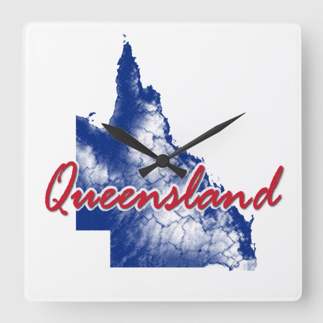Queensland Fyrkantig Klocka (Framsida)