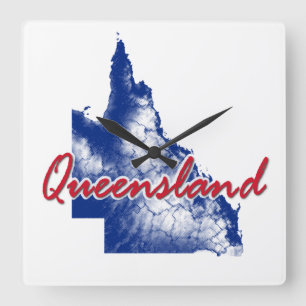 Queensland Fyrkantig Klocka