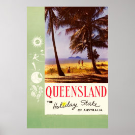 Queensland Helgdag Australien Poster