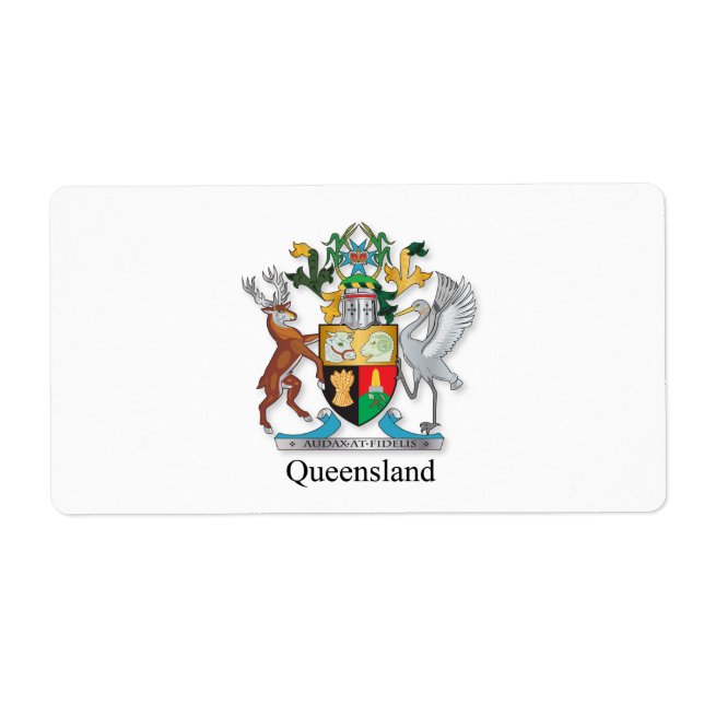 Queensland jackar arm fraktsedel (Framsidan)