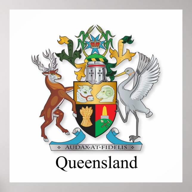 Queensland jackar arm poster (Framsidan)