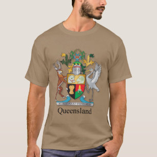 Queensland jackar av poster arm t shirt