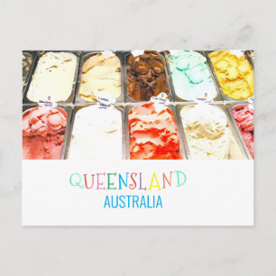Queensland sorbet Australien funky modern resa Vykort