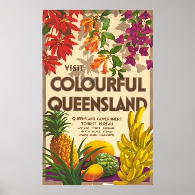 Queensland Travel Poster (Framsidan)