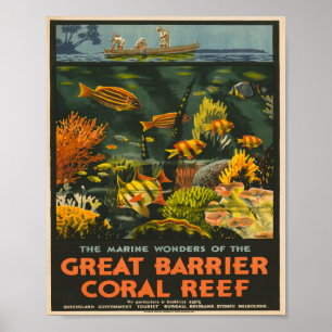 Queensland Vintage resor Poster