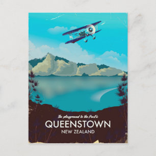 Queenstown Nya Zeeland Vykort