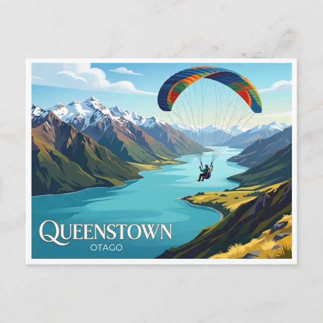 Queenstown, Nya Zeeland Vykort (Framsida)