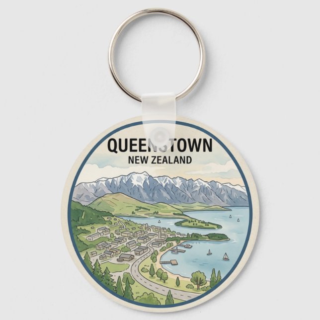 Queenstown Nyckelring (Framsida)